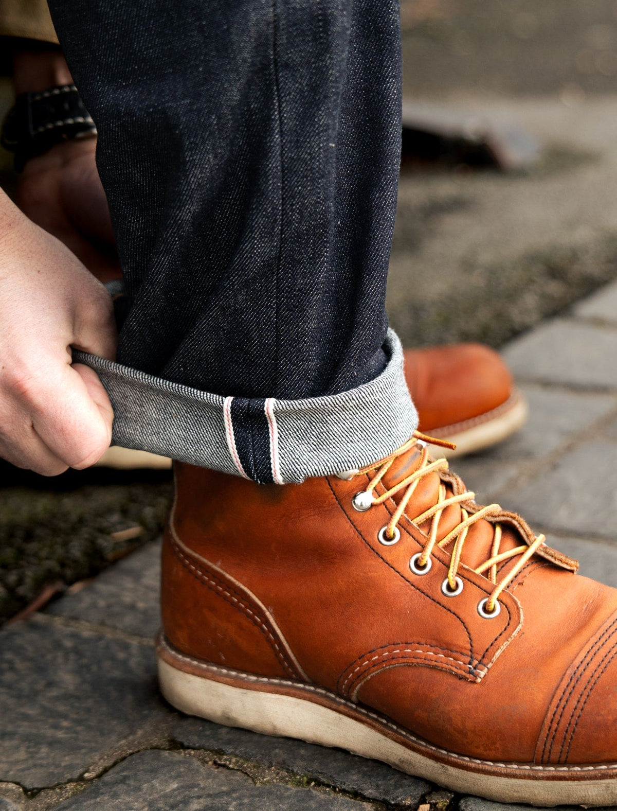 Albion - Regular fit 12oz Japanese red line selvedge denim