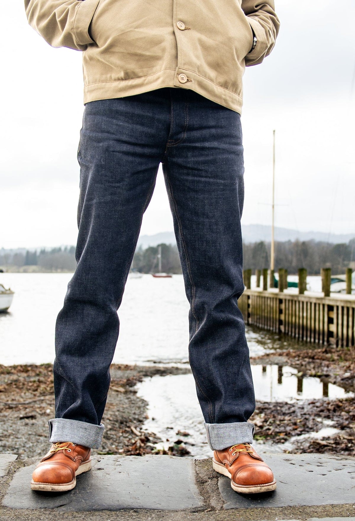 Albion - Regular fit 12oz Japanese red line selvedge denim