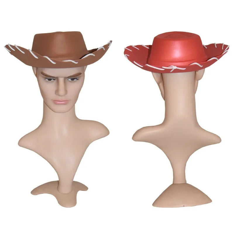 1PC Children's Cowboy Hat Halloween Carnival Party COSPLAY Stereotypes Hat Men's Large Brim Decorative Bowler Hat