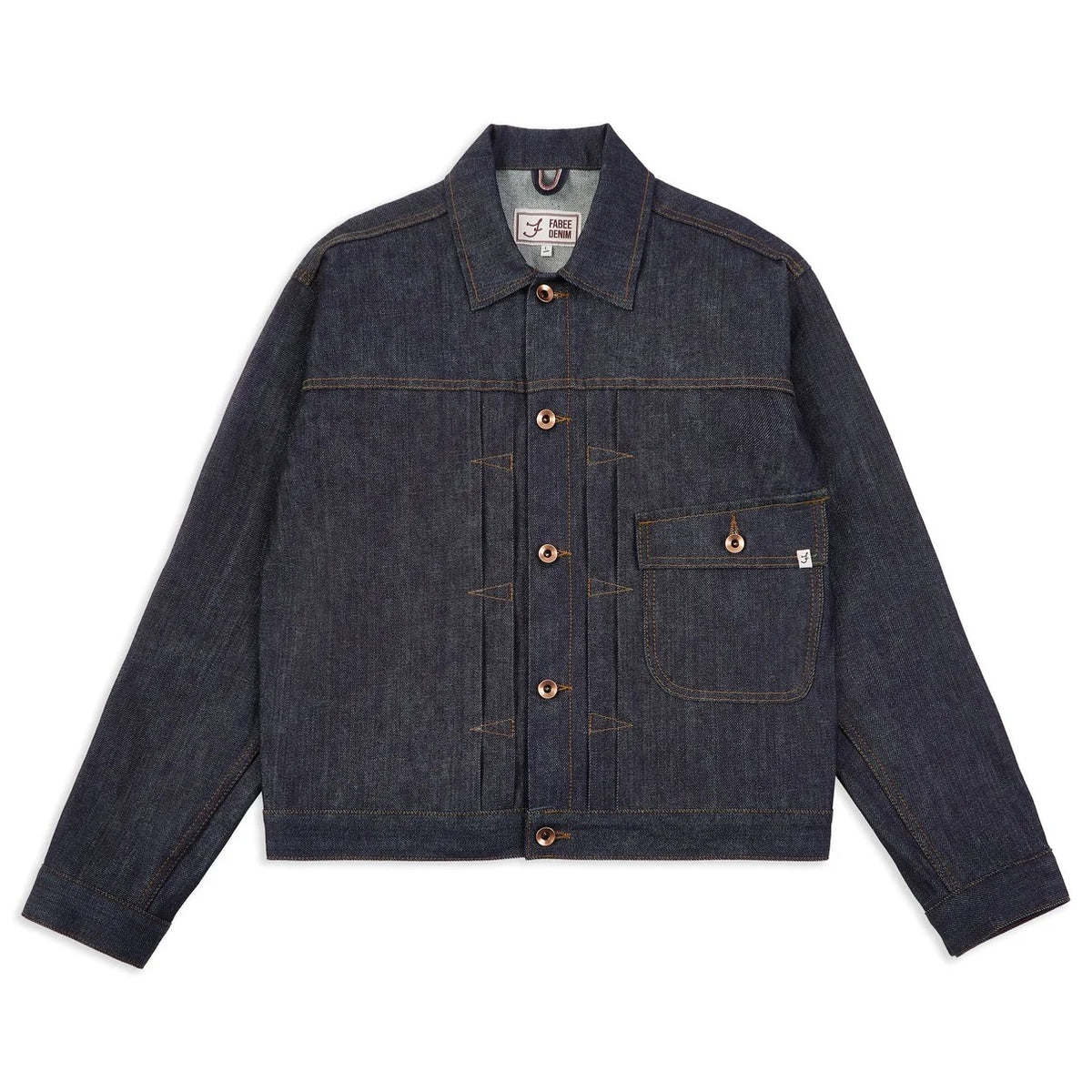 FD Type l Denim Jacket. 12oz Collect Co Japanese Red Line Selvedge Denim