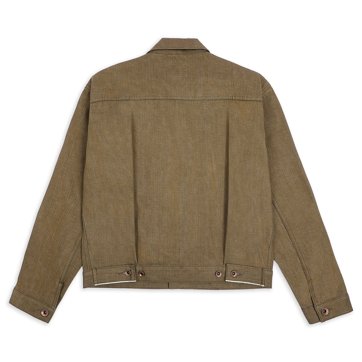FD Type l Denim Jacket. 10.5oz Green selvedge denim.